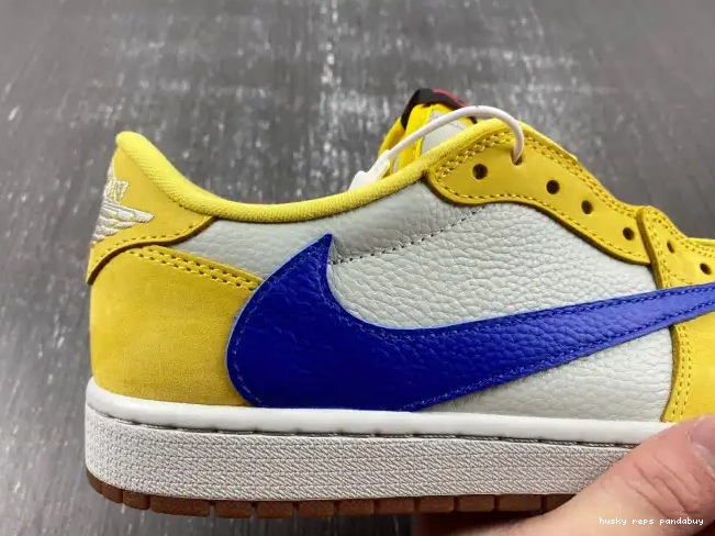 Cheap Husky Low Travis x 1 Air Jordan OG Canary DZ4137-700 Scott 0513